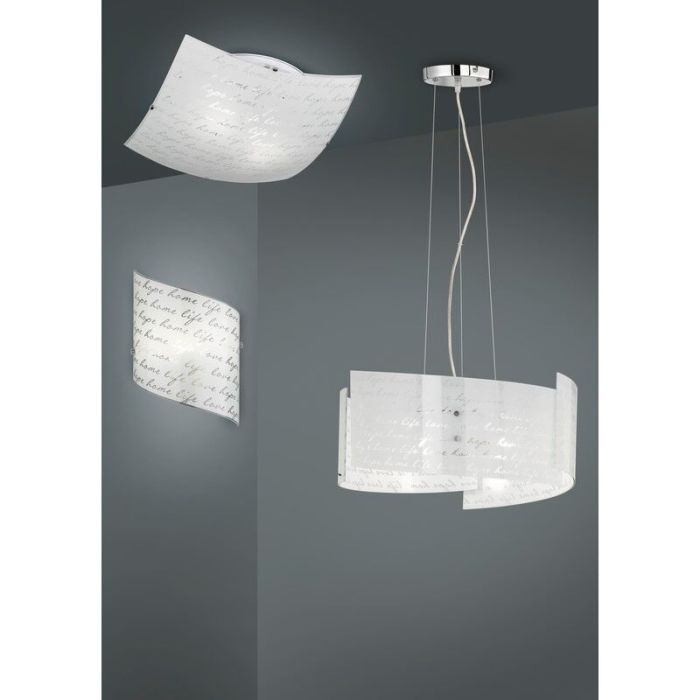 Weiße Deckenlampe Antik, Anna