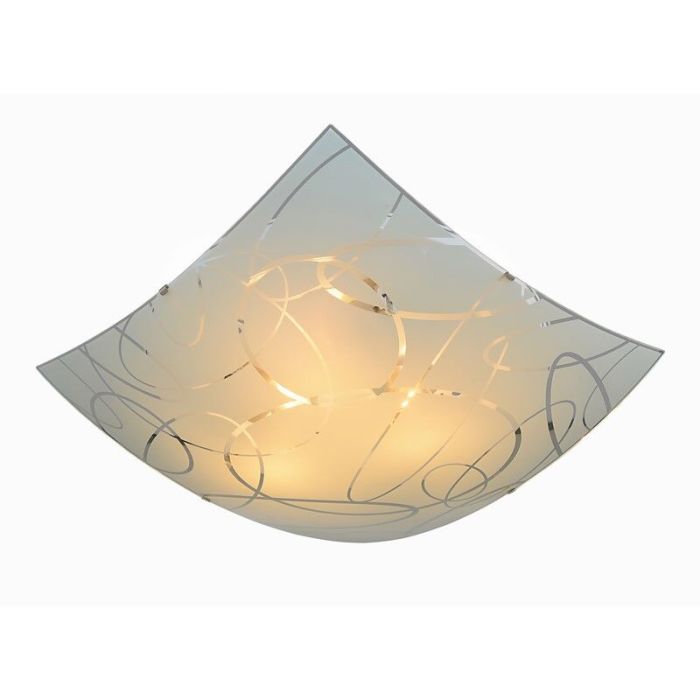 Weiße Deckenlampe Antik, Antoine