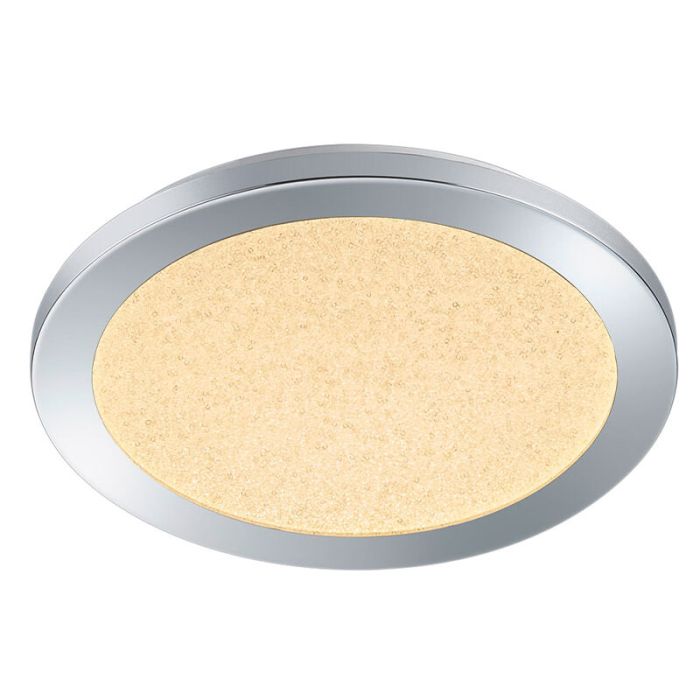 Chrom Deckenlampe Modern, Marie, 15W, 3000K LED, IP44