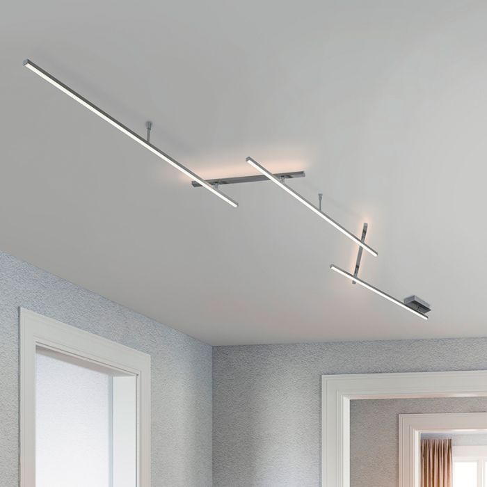 Nickel Deckenlampe Design, Kandla, 6W, 3000K LED