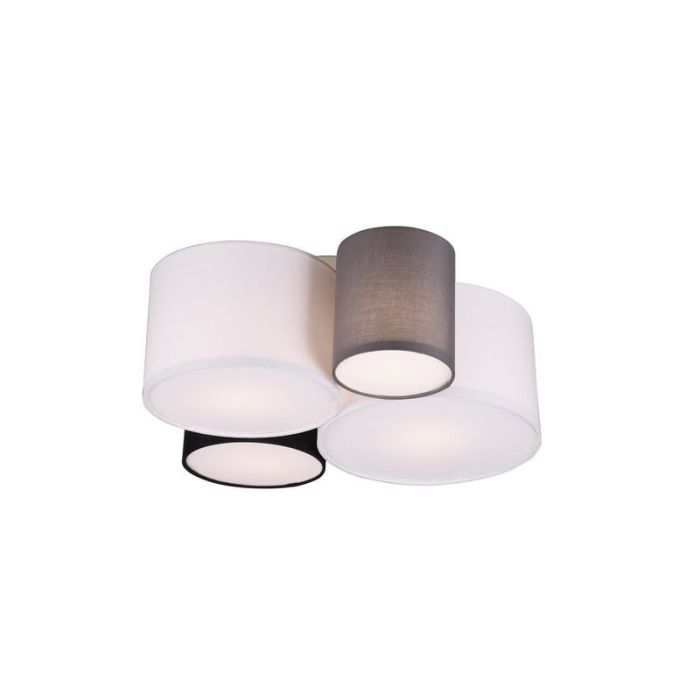 Mehrfarbige Deckenlampe Stoff, Ledbury