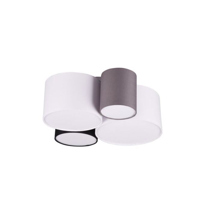 Mehrfarbige Deckenlampe Stoff, Ledbury