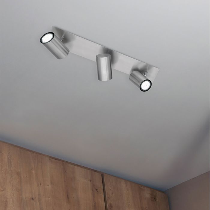 Nickel Deckenstrahler Modern, Kaso