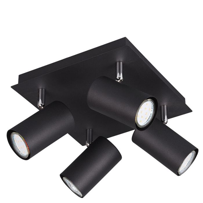 Schwarze Deckenstrahler Modern, Kaso