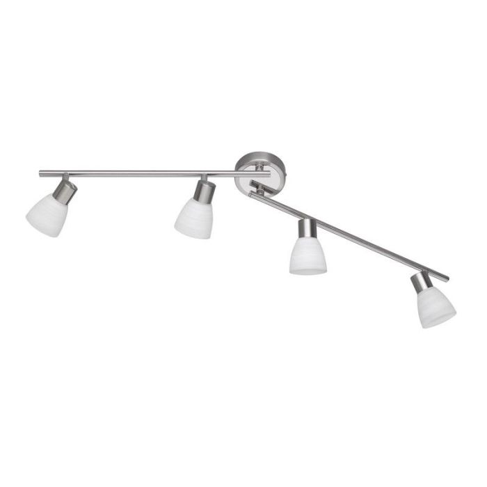 Nickel Deckenstrahler Glas, Edwin