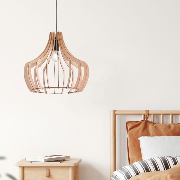 Holz Pendelleuchte Landhaus, Valenthina