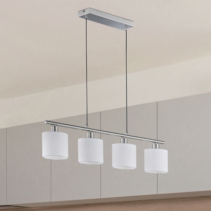 Nickel Pendelleuchte Modern, Koge