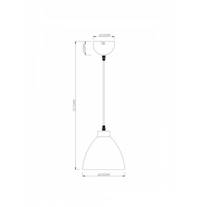 Nickel Pendelleuchte Glas, Babette