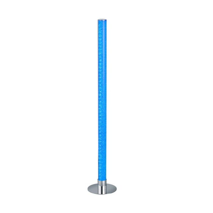 Chrom Stehlampe Modern, Vacio, 10W, 3000K LED, mit Fernbedienung