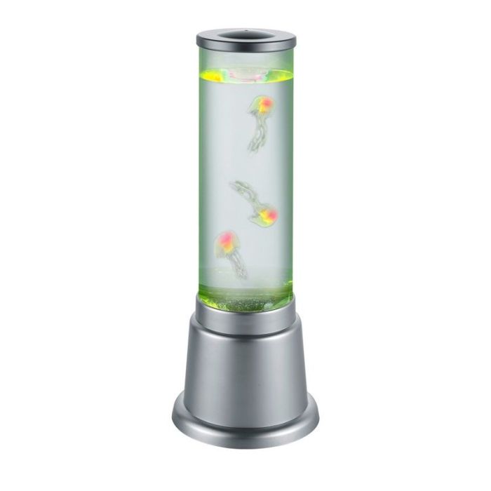 Silberne Kinder Tischleuchte Design, Berke, 6W, 3000K LED, mit Schalter