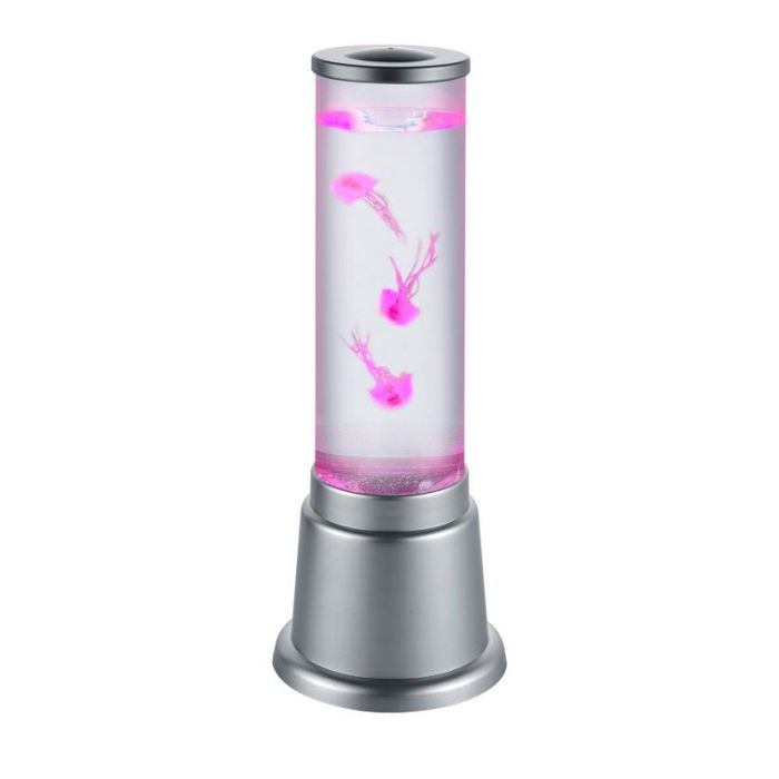Silberne Kinder Tischleuchte Design, Berke, 6W, 3000K LED, mit Schalter