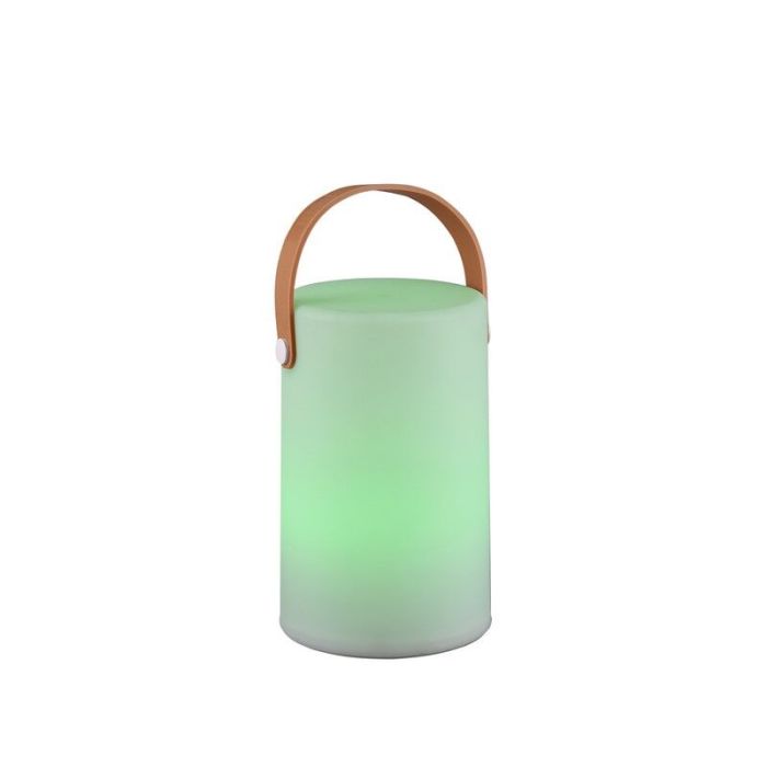 Weiße Außen Tischleuchte Modern, Marso, 1W, 3000K LED, IP44, mit Schalter