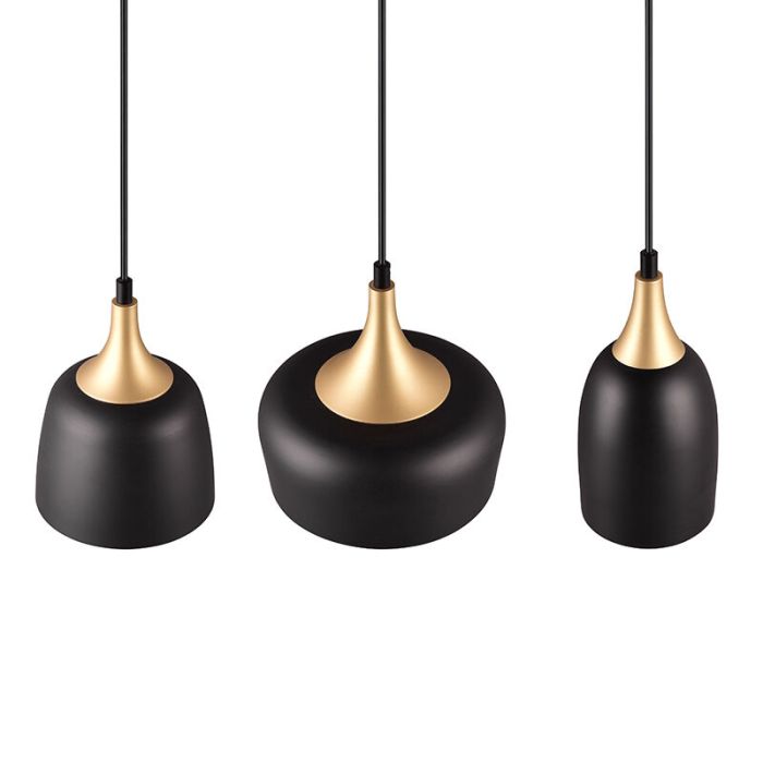 Schwarze Pendelleuchte Modern, Declan