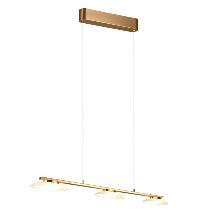 Messing Pendelleuchte Design, Fenno, 9W, 3000K LED, 3-stufig dimmbar