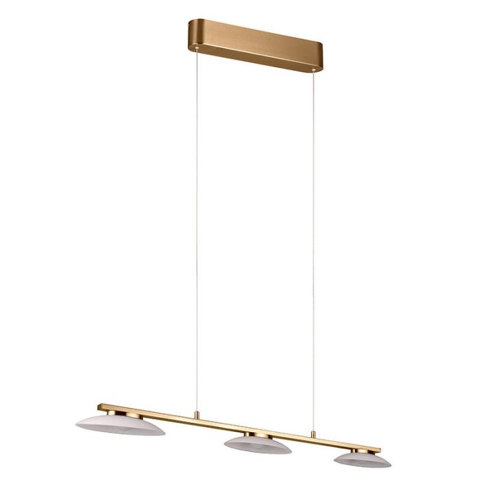 Messing Pendelleuchte Design, Fenno, 9W, 3000K LED, 3-stufig dimmbar