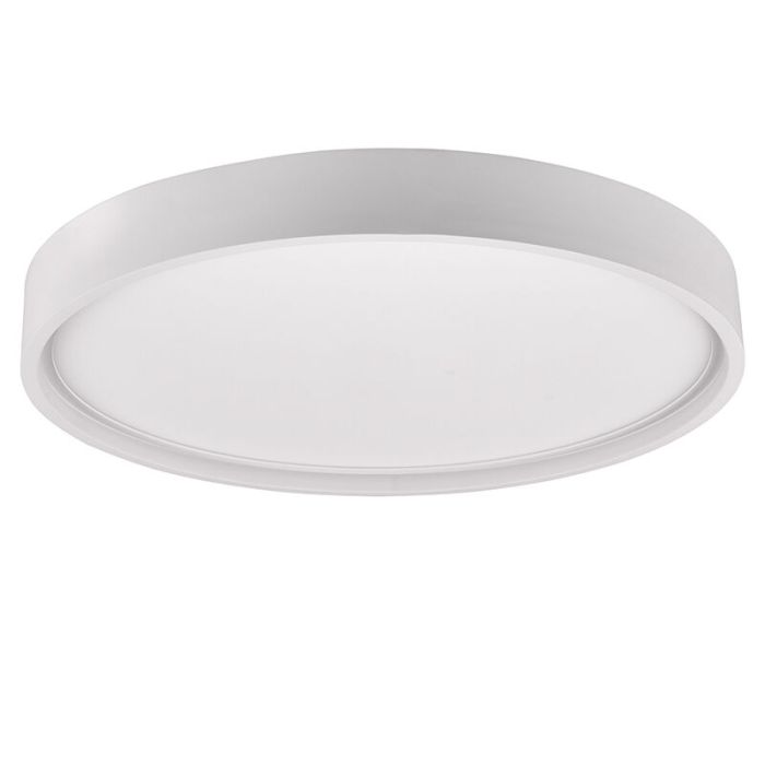Weiße Deckenlampe Modern, Destin, 29W, warm- bis kaltweiß einstellbare LED