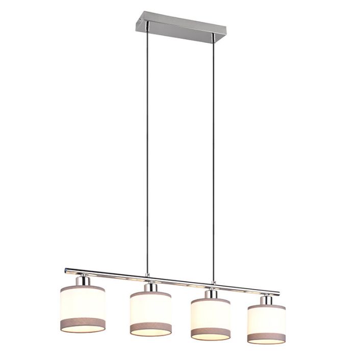 Weiße Pendelleuchte Modern, Denley
