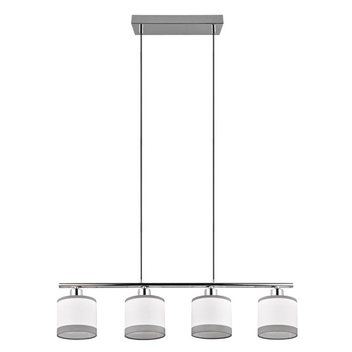 Weiße Pendelleuchte Modern, Denley