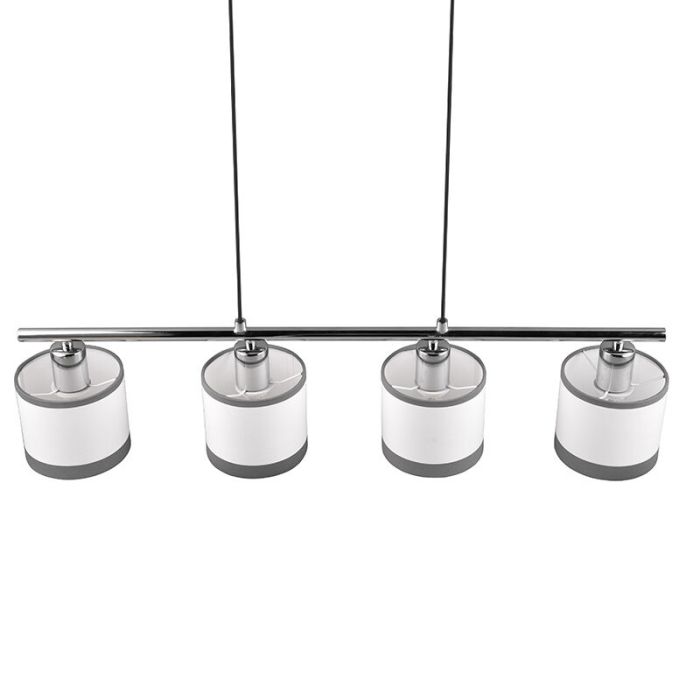 Weiße Pendelleuchte Modern, Denley