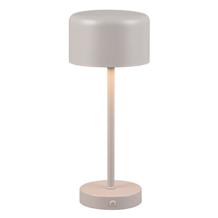 Graue Tischleuchte Modern, Dustin, 1,5W, 3000K LED, mit Touch-Dimmer