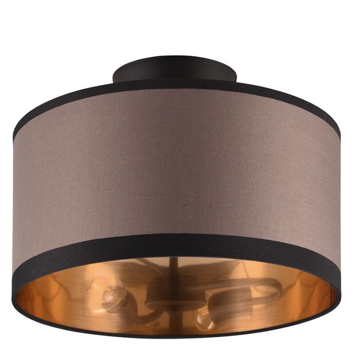 Taupe Deckenlampe Modern, Denley
