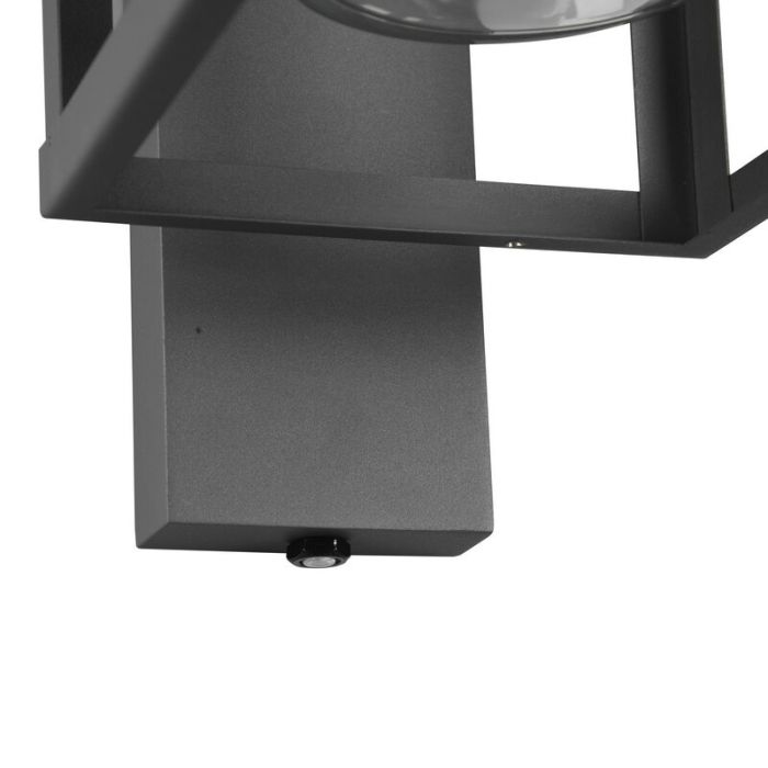 Anthrazit Außen Wandleuchte mit Dämmerungsmelder Modern, Reini, IP44