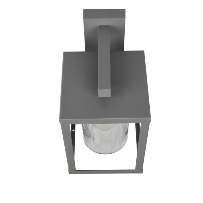 Anthrazit Außen Wandleuchte mit Dämmerungsmelder Modern, Reini, IP44