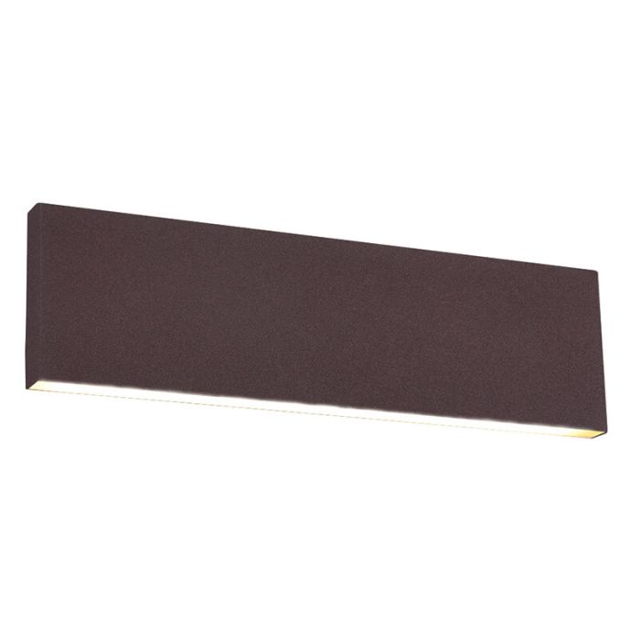 Rostfarbene Up down Wandleuchte Modern, Coscon, 6W, 3000K LED