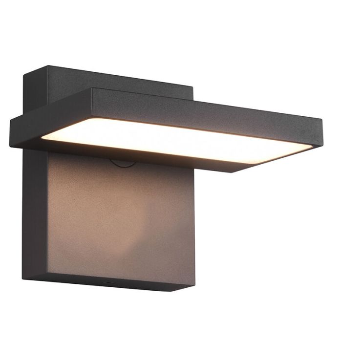 Anthrazit Außenleuchte Modern, Tabita, 8W, 3000K LED, IP54