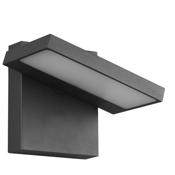 Anthrazit Außenleuchte Modern, Tabita, 8W, 3000K LED, IP54