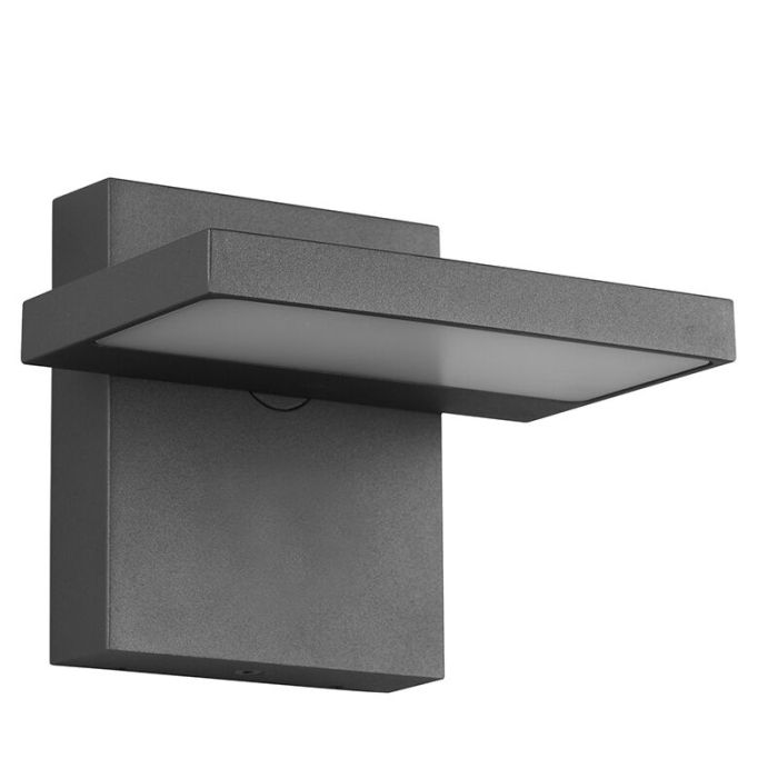 Anthrazit Außenleuchte Modern, Tabita, 8W, 3000K LED, IP54