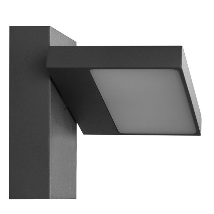Anthrazit Außenleuchte Modern, Tabita, 8W, 3000K LED, IP54