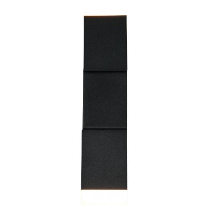 Schwarze Up down Wandleuchte Modern, Lok, 3W, 3000K LED