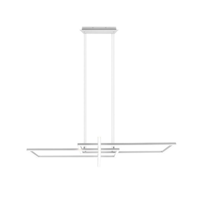 Weiße Pendelleuchte Modern, Hatun, 34W, 4000K LED