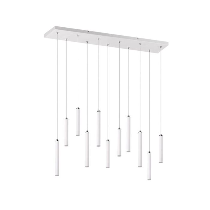 Weiße Pendelleuchte Modern, Jessamy, 2,5W, 3000K LED