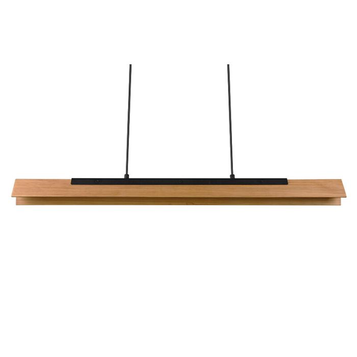 Holz Pendelleuchte Braun, Neville, 25W, 3000K LED, 3-stufig dimmbar