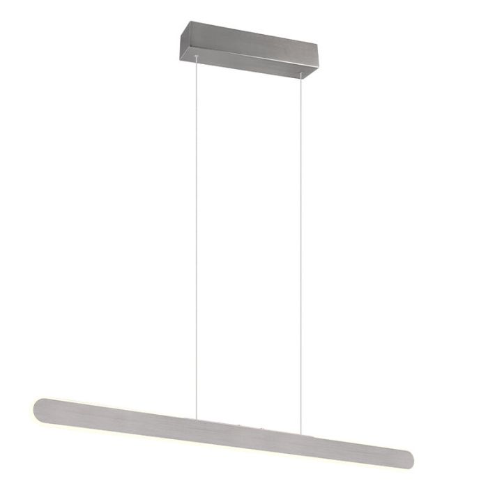 Chrom Pendelleuchte Modern, Dwayn, 28W, warm- bis kaltweiß einstellbare LED