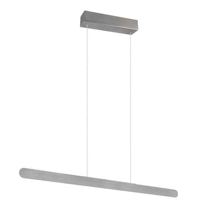 Chrom Pendelleuchte Modern, Dwayn, 28W, warm- bis kaltweiß einstellbare LED