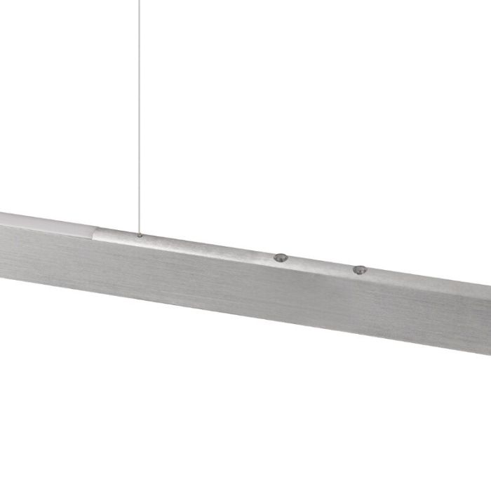 Chrom Pendelleuchte Modern, Dwayn, 28W, warm- bis kaltweiß einstellbare LED