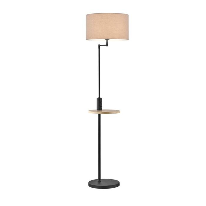 Graue Stehlampe Modern, Logiso