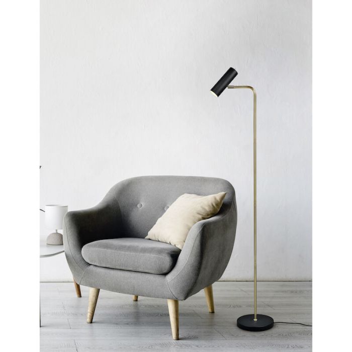 Messing Stehlampe Modern, Kaso, mit Schalter