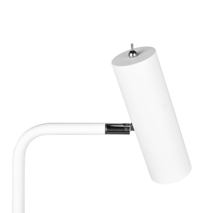 Weiße Stehlampe Modern, Kaso, mit Schalter