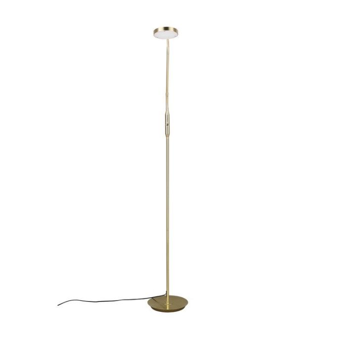 Messing Bogenlampe Modern, Bilge, 12W, in Lichtfarbe einstellbare LED, mit Schalter