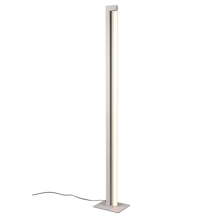 Weiße Stehlampe Modern, Raihana, 21W, White Switch LED, mit Touch-Dimmer