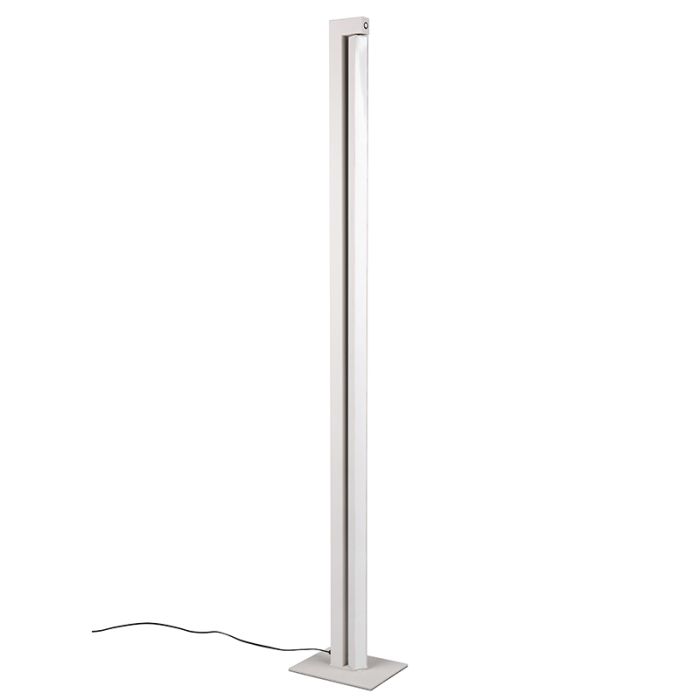 Weiße Stehlampe Modern, Raihana, 21W, White Switch LED, mit Touch-Dimmer