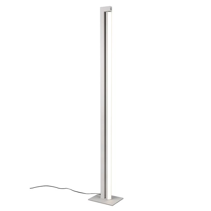 Weiße Stehlampe Modern, Raihana, 21W, White Switch LED, mit Touch-Dimmer