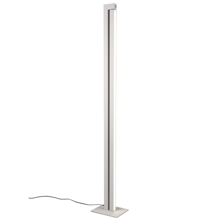Weiße Stehlampe Modern, Raihana, 21W, White Switch LED, mit Touch-Dimmer