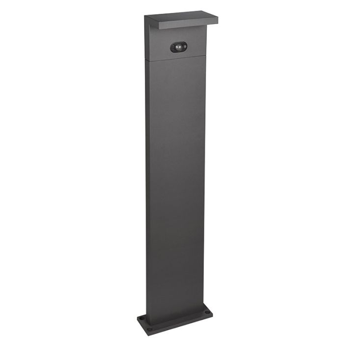 Anthrazit Solar Wegeleuchte Modern, Nesrin, 5W, White Switch LED, IP65