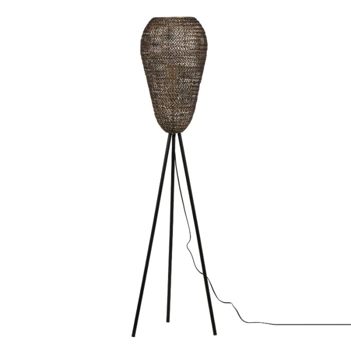 Messing Stehlampe Landhaus, Mohcine, mit Schalter