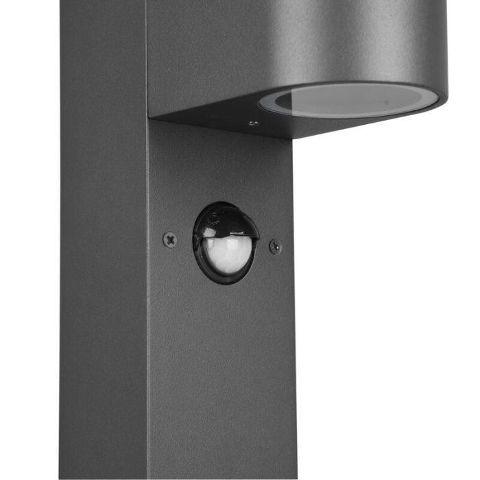 Anthrazit Wegeleuchte mit Bewegungsmelder Modern, Laurien, IP44